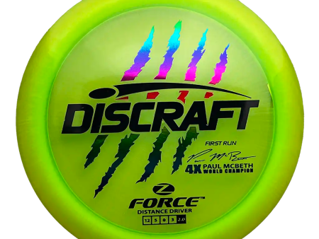 Z Force - 4X Paul McBeth World Champion - First Run Fashion