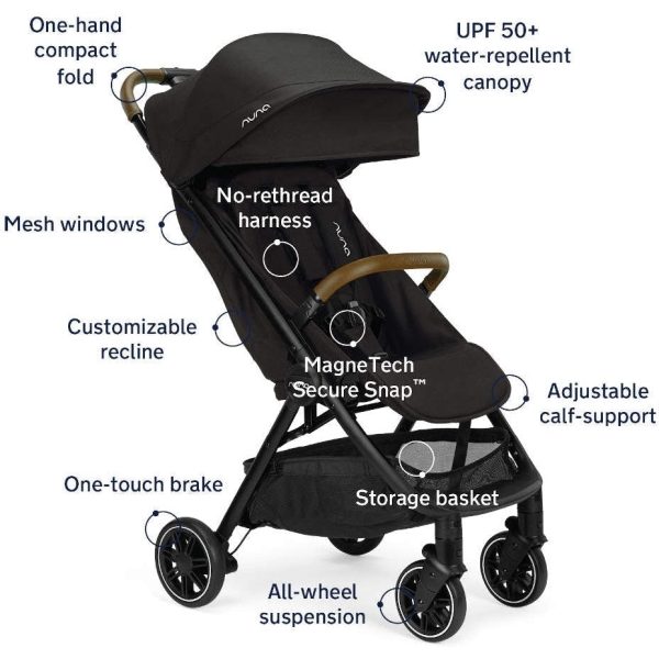 Nuna Trvl Stroller + Carry Bag Fashion