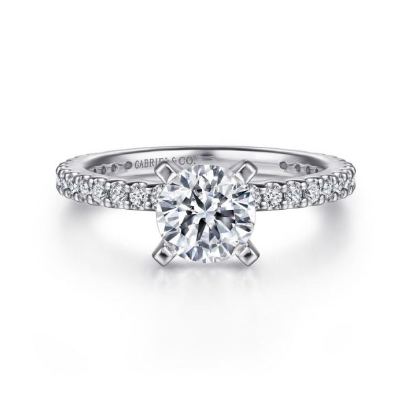 Logan Engagement Ring Setting with Eternity Band Sale