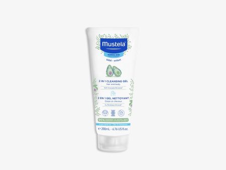 Mustela 2 in 1 Cleansing Gel - 200ml For Discount