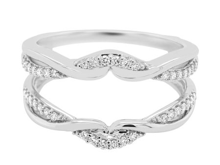 Diamond Ring Guard with Arabesque Design Cheap