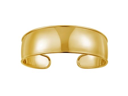 14K Gold Bold Designer Cuff Hot on Sale