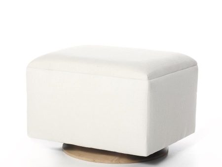 Oilo Stationary Ottoman w Wood Base Fashion