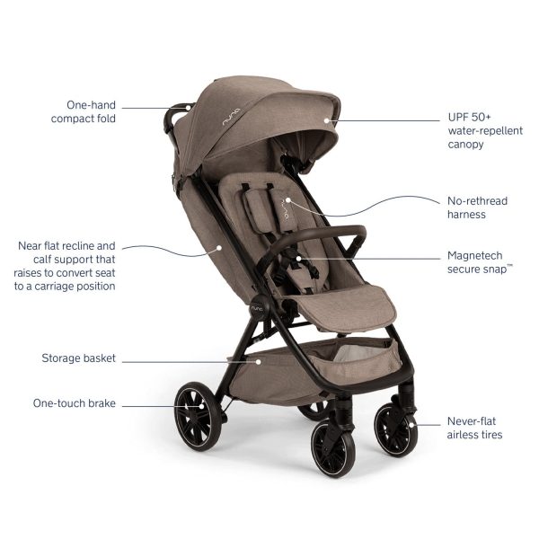 Nuna Trvl LX Stroller + Pipa Urbn Travel System Fashion