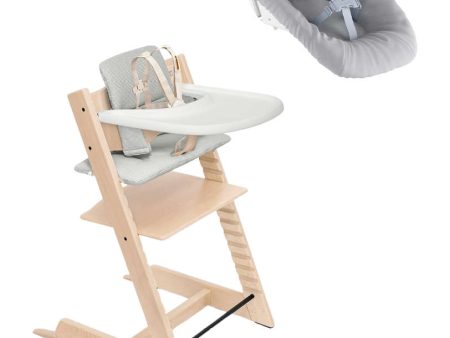 Stokke Tripp Trapp High Chair² with Cushion, Newborn Set + Stokke Tray on Sale