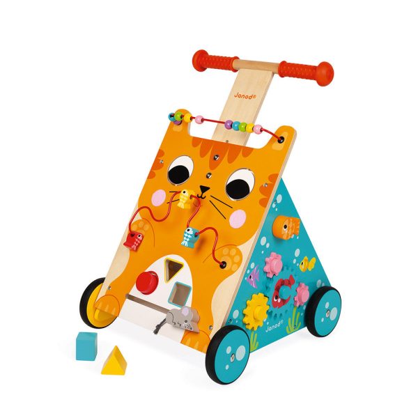 Janod Cat Multi Activities Baby Walker Sale