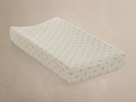 Oilo Organic Cotton Jersey Changing Pad Cover Dainty Floral on Sale