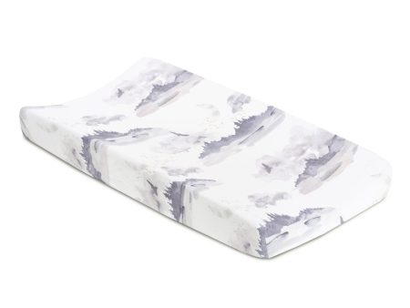 Oilo Misty Mountain Jersey Changing Pad Cover on Sale