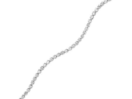 Classic Diamond Tennis Bracelet - 3.00 twt. Cheap