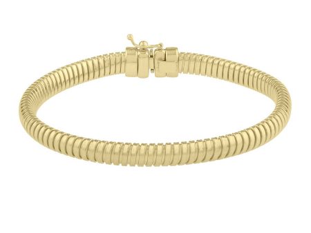 Tubogas Link Bracelet in 14k Yellow Gold Online now