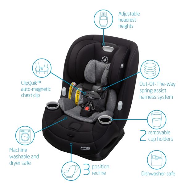 Maxi-Cosi Pria Max All-in-One Convertible Car Seat with PureCosi For Discount