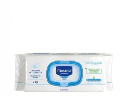 Mustela Cleansing Wipes Delicately Fragranced - 70ct Online Sale