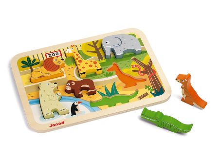 Janod Chunky Puzzle-Zoo For Sale