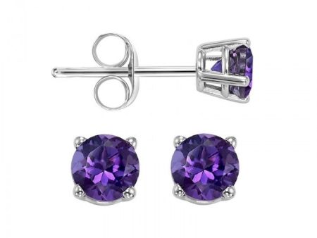 Amethyst Stud Earrings Sale