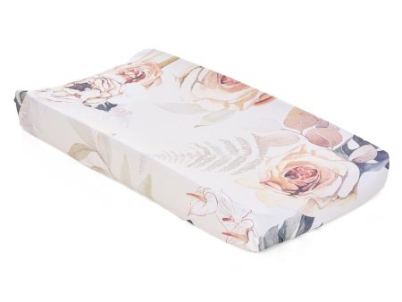 Oilo Vintage Bloom Jersey Changing Pad Cover on Sale