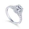 Hazel Oval Engagement Ring Setting Online Sale