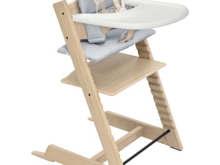 Stokke Tripp Trapp High Chair² Oak with Cushion + Stokke Tray on Sale