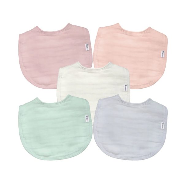 Green Sprouts Organic Cotton Muslin Bibs 5pk Online