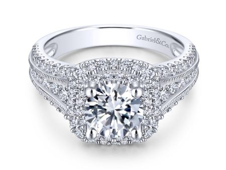 Henrietta Double Halo Engagement Ring Setting Online Sale