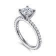 Logan Engagement Ring Setting with Eternity Band Sale