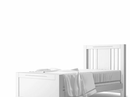 Venitanni Twin Bed Solid White Bruno Antico Online Sale