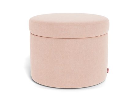 Monte Design Round Storage Ottoman For Sale