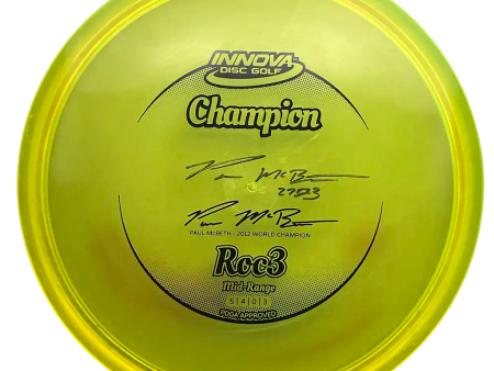 Champion Roc3 - Paul McBeth 2012 World Champion For Discount