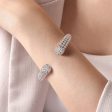 White Sapphire Cuff Bracelet on Sale