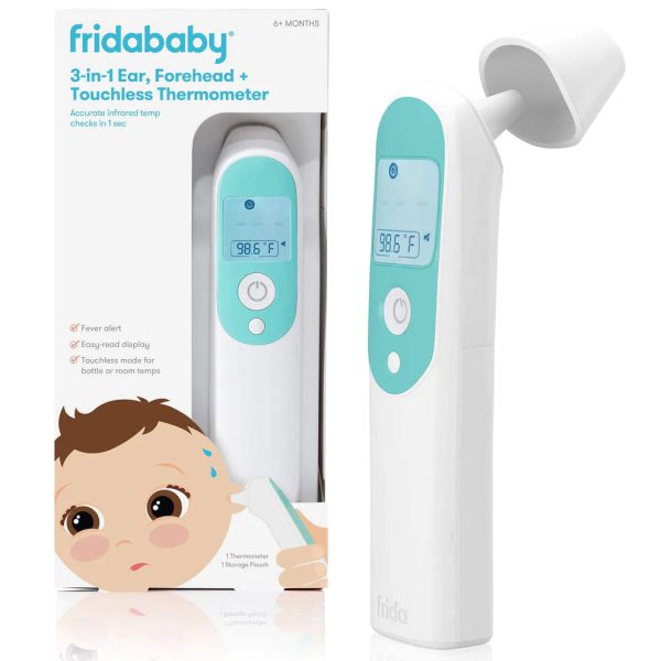 Frida Baby 3-in-1 Ear, Forehead Touchless Thermometer Online Hot Sale