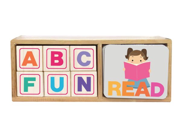 Begin Again Toys ABC Spelling Blocks Fashion