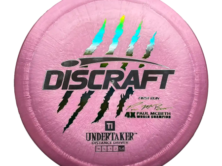 Titanium Undertaker - Paul McBeth 4X World Champion on Sale