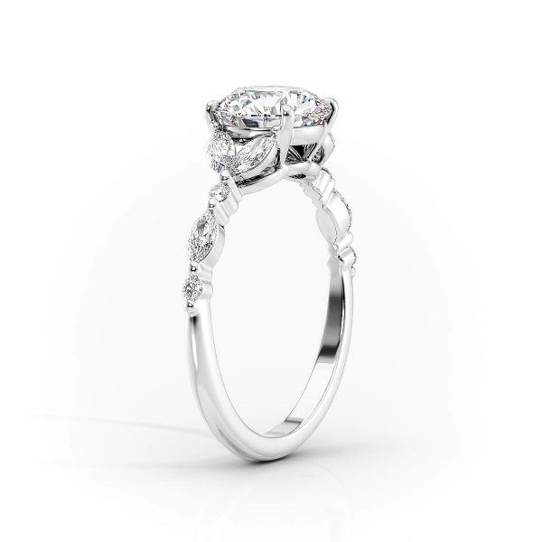 The Chelsea Set With A 4.5 Carat Oval Moissanite Online