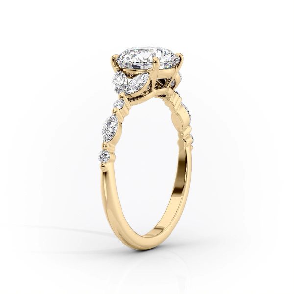 The Chelsea Set With A 1.5 Carat Oval Moissanite Online